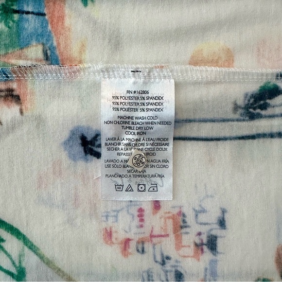 COTTON AND CO TROPICAL RELAXED BEACH SHIRT ISLAND FIT BUTTON UP - Picture 6 of 8